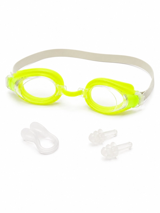 Очки для плавания Swim Set Anti-Fog, для детей и взрослых, с футляром и берушами