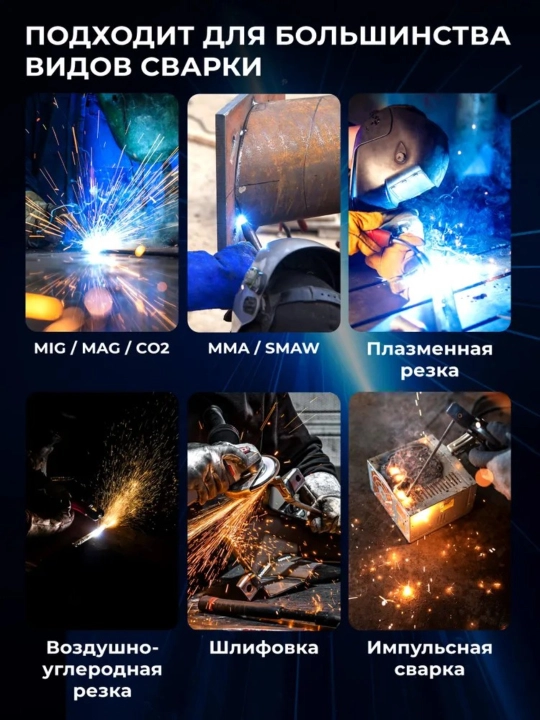 Сварочная маска хамелеон с автоматическим затемнением