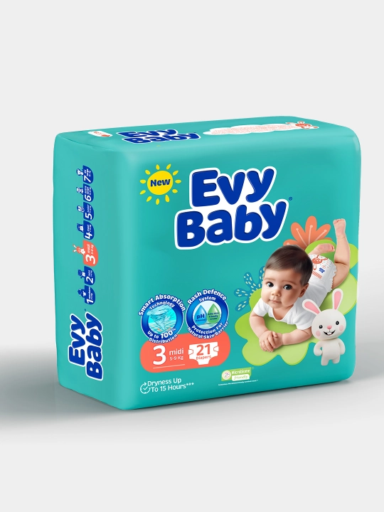 EVY BABY BDPR MIDI STD 21*8 EXP26 bolalar tagliklari №3 - 