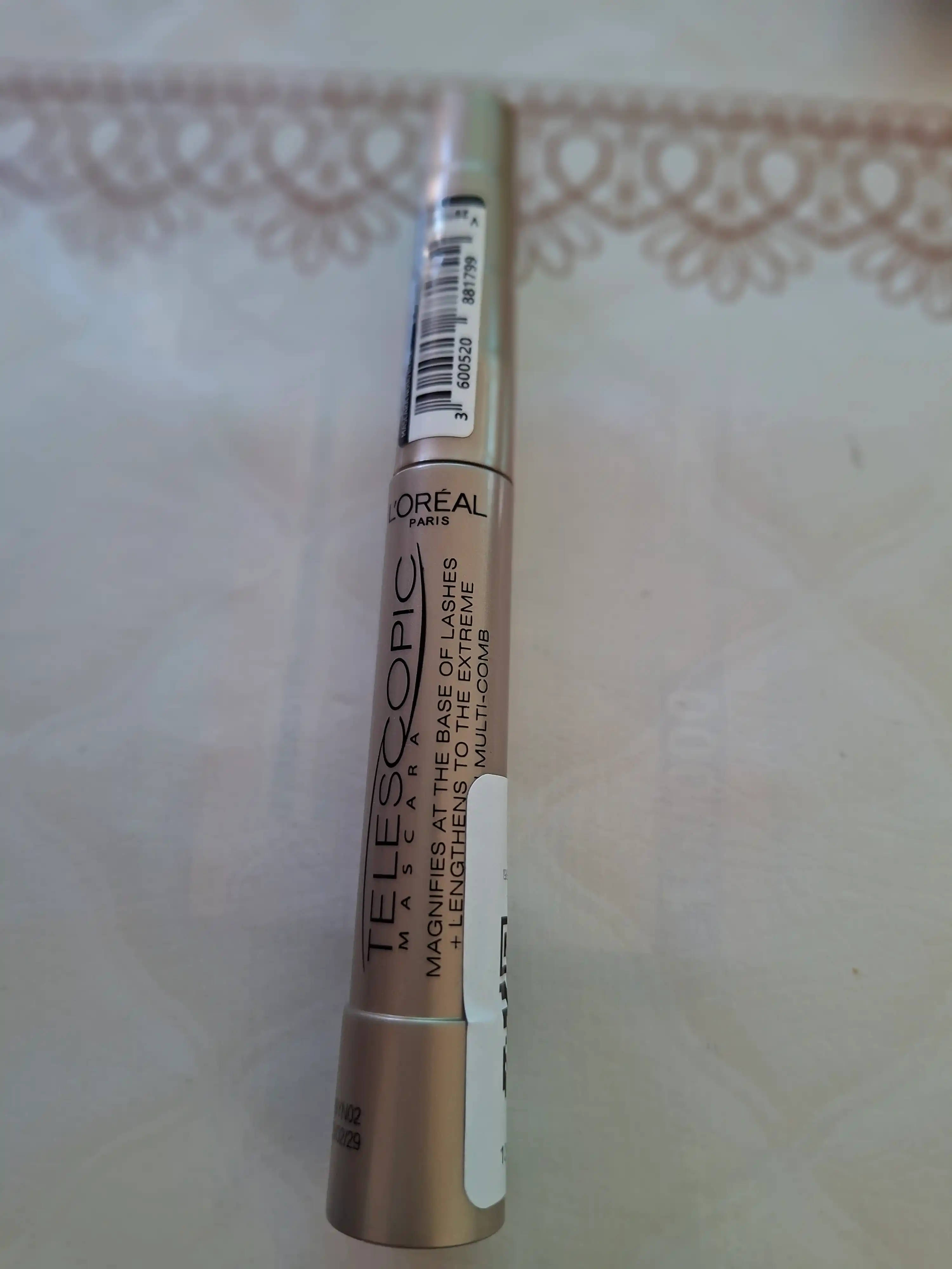 Тушь для ресниц L'Oreal Paris Telescopic, черный уголь