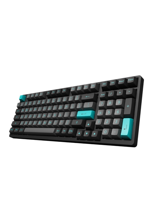 Akko 3098B mexanik klaviaturasi, 108 ta tugma, Bluetooth/USB, RGB, 3000 mA·soat