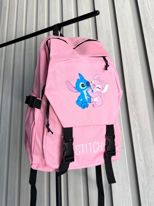 Stitch bosma naqshli maktab ryukzagi, 3 ta 1 da to‘plam: ryukzak, sumka va qalamdon