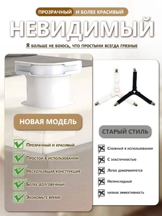 Matras choyshabi uchun mahkamlagichlar, qisqichlar va ushlagichlar