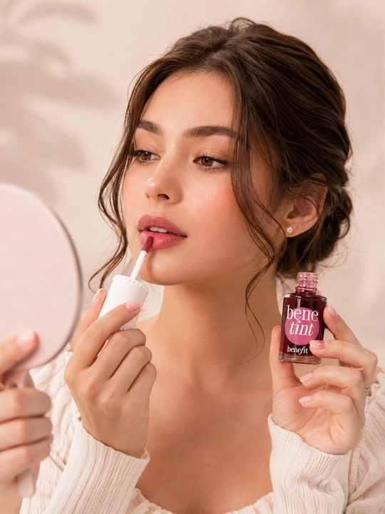 Benefit Benetint тинт для губ щек натуральный розовый оттенок стойкий макияж