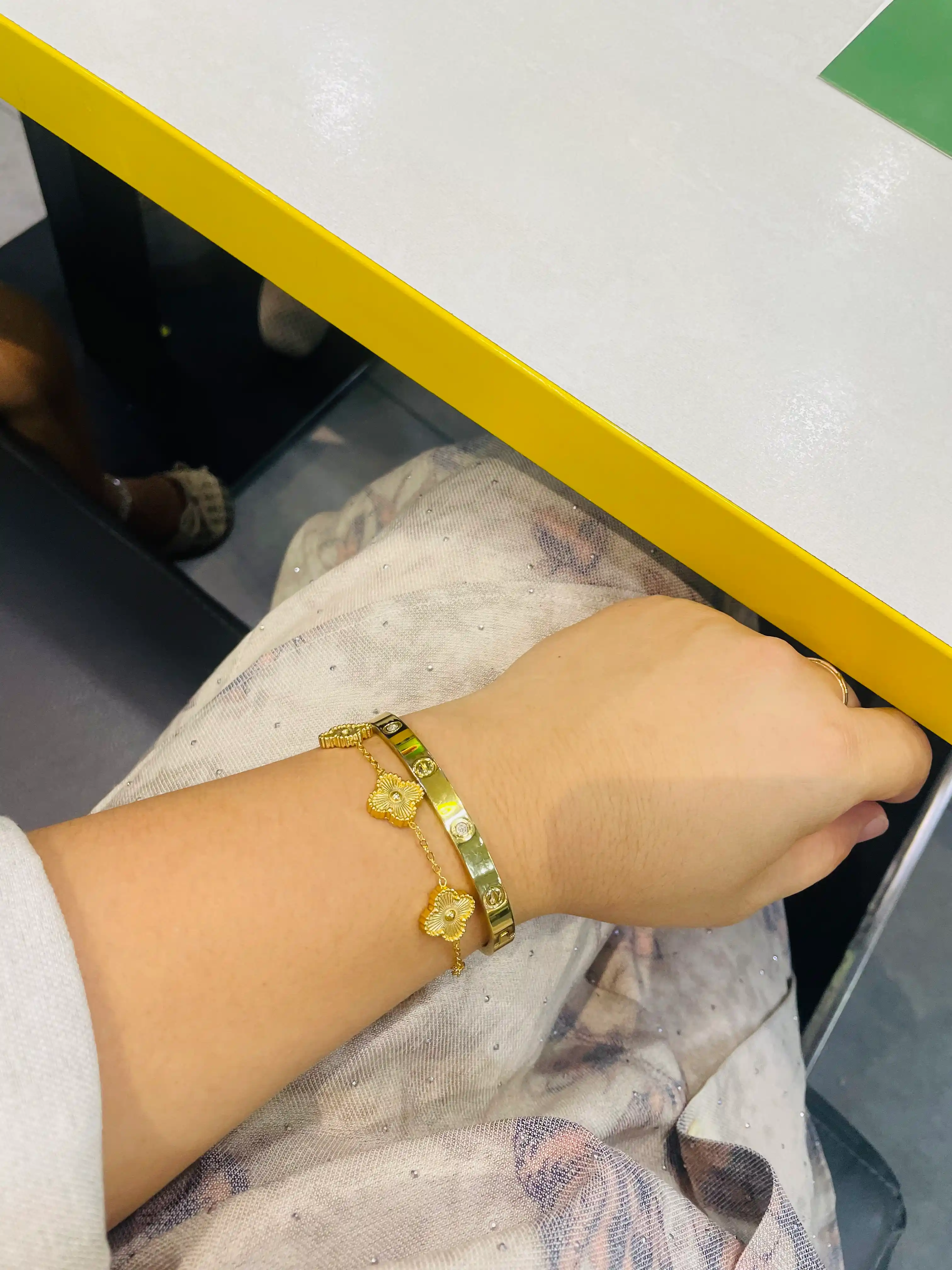 Браслеты для женщин и девушек Van Cleef, не меняет цвет и не темнеет