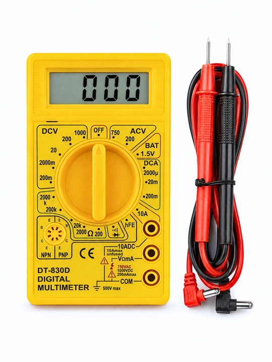 Raqamli multimetr DT-830D, DT700D, kuchlanish, tok va qarshilik o‘lchagich