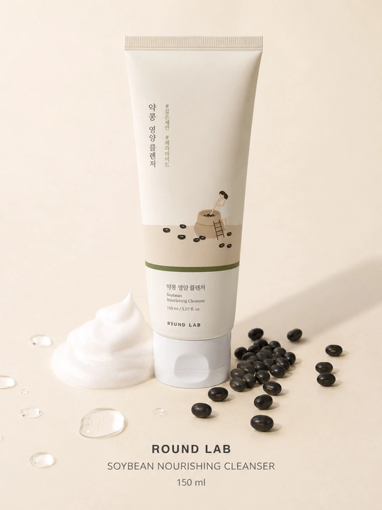 Round Lab Soybean Cleanser 150 ml, yuvish uchun ko‘pik - 