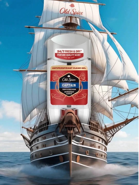 Old Spice erkaklar gelli dezodorant-antiperspirant Kapitan, 70 ml
