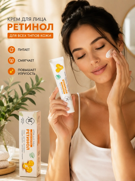 Крем для лица Невская косметика "Ретинол", 40 мл - 