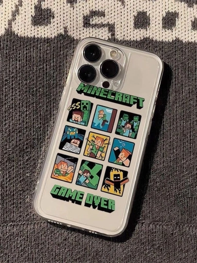 Чехол для iPhone Minecraft, защитный силиконовый чехол, чехол для iPhone, Minecraft - 