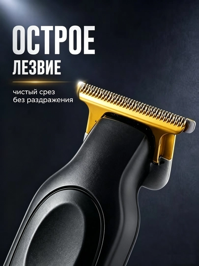 Soch va soqol olish uchun HT-6267 trimmer mashinasi