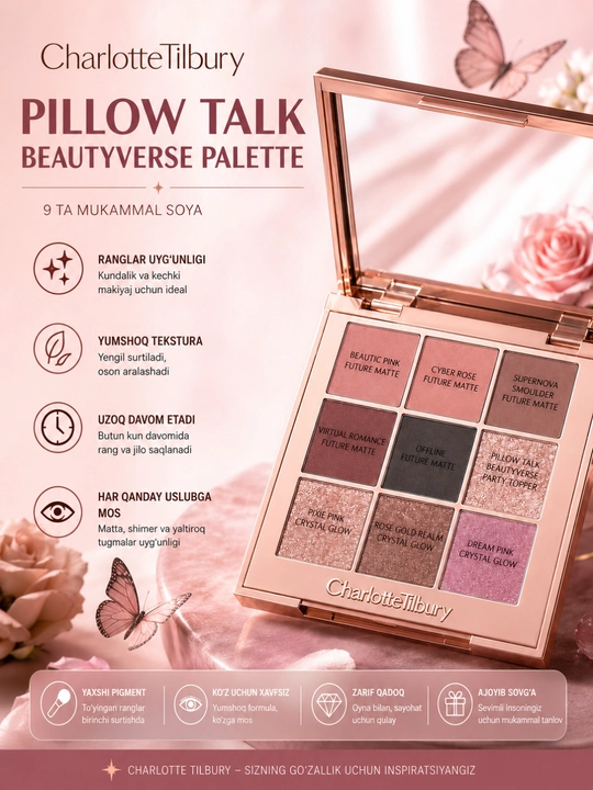 Палетка теней для век Charlotte Tilbury Beautyverse Love - 