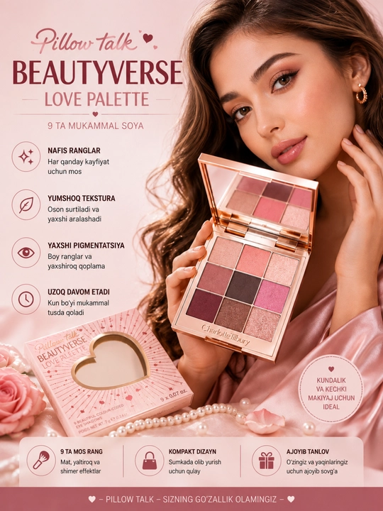 Палетка теней для век Charlotte Tilbury Beautyverse Love