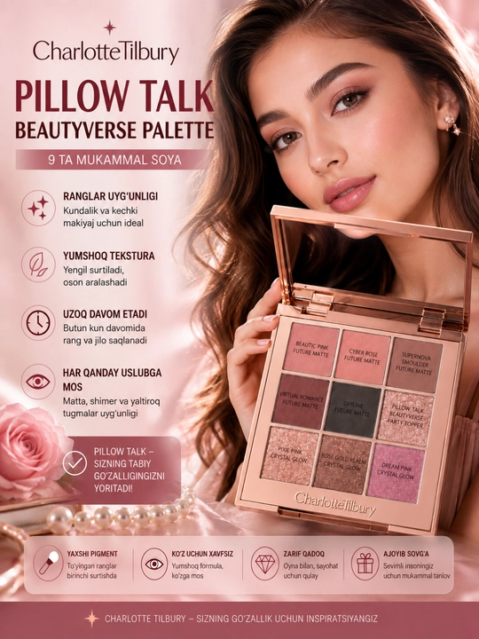 Палетка теней для век Charlotte Tilbury Beautyverse Love