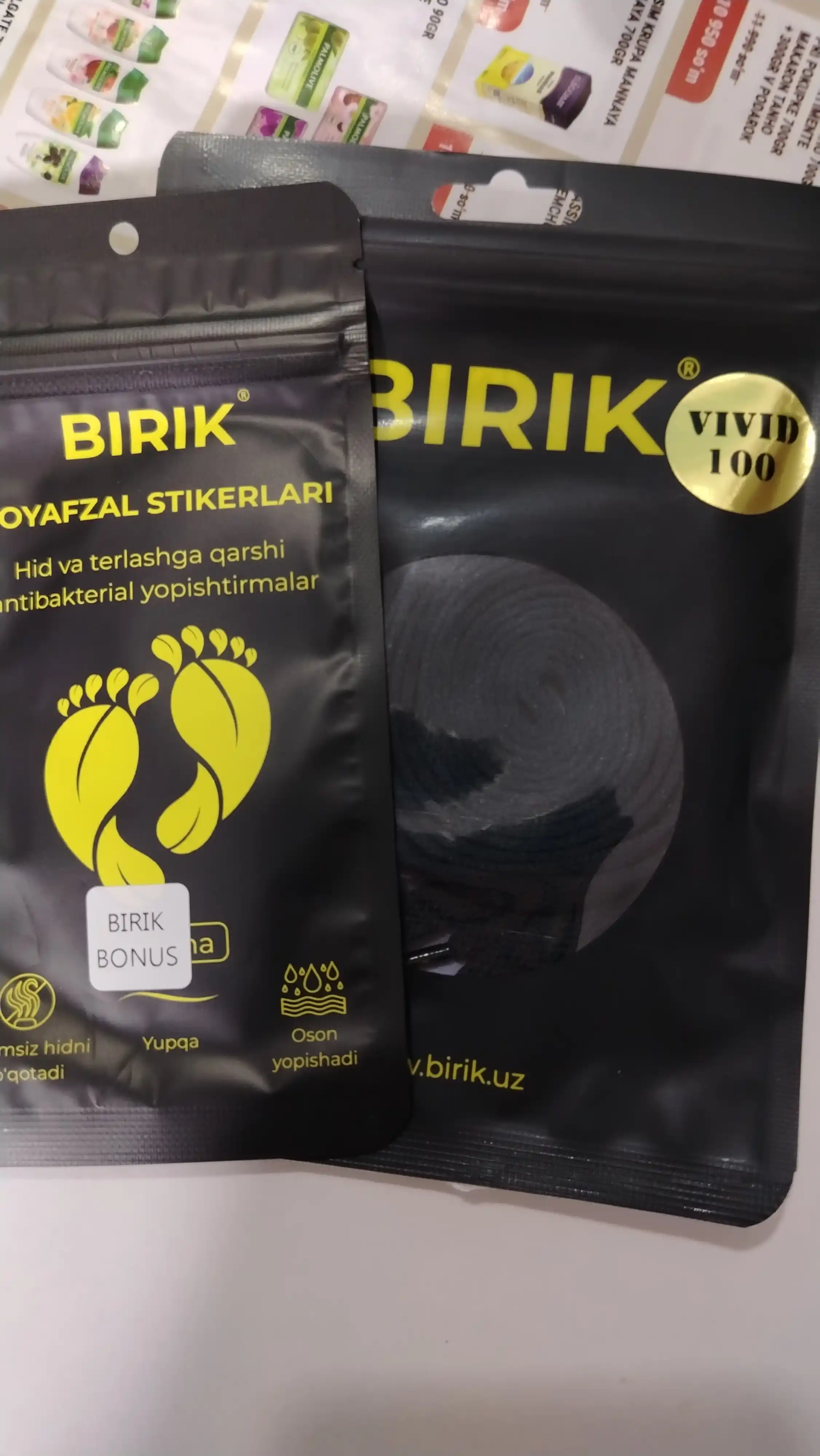 BIRIK VIVID - Yassi bog'ichlari, 10 mm, 80 sm