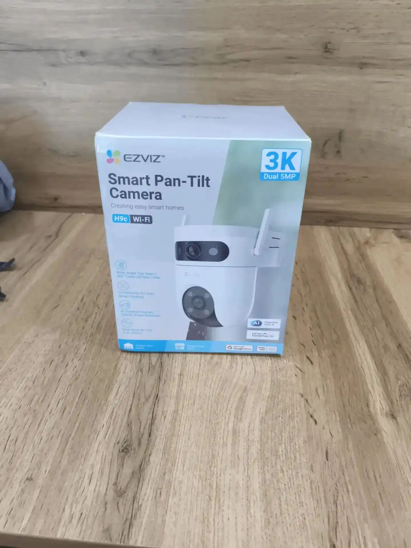 Kamera video kuzatuv EZVIZ H9C 5 MP + 5 MP, Wi-fi kamera, 360 gradusli, video kamera
