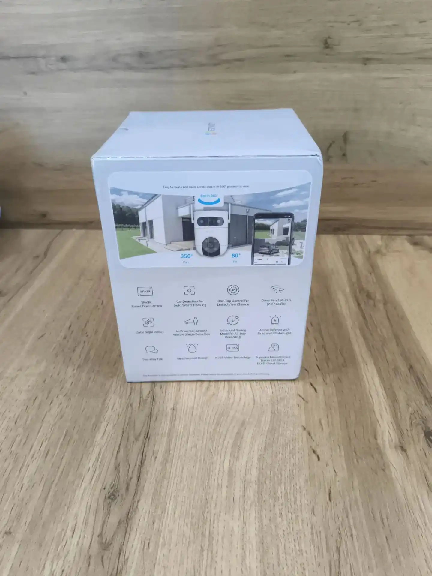 Kamera video kuzatuv EZVIZ H9C 5 MP + 5 MP, Wi-fi kamera, 360 gradusli, video kamera
