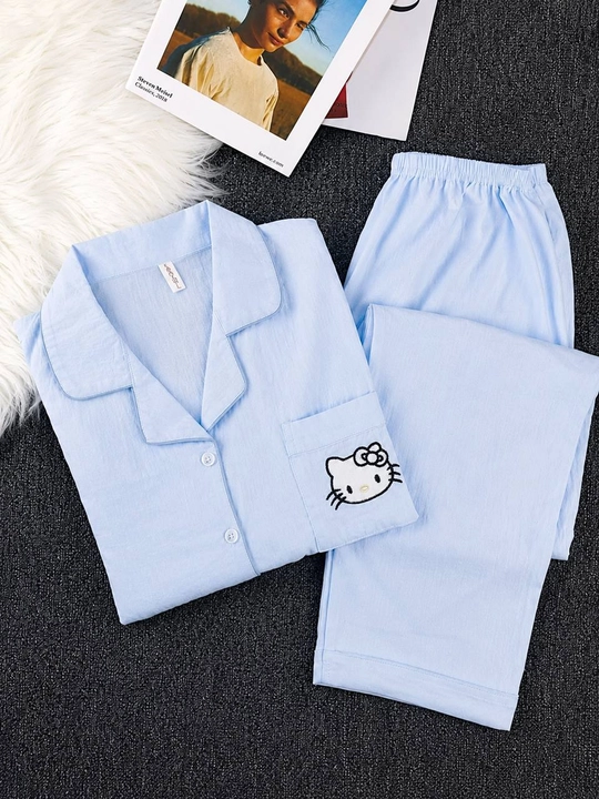 Ayollar uchun uzun yengli uzun shimli pijama – kuz, qish va bahor uchun
