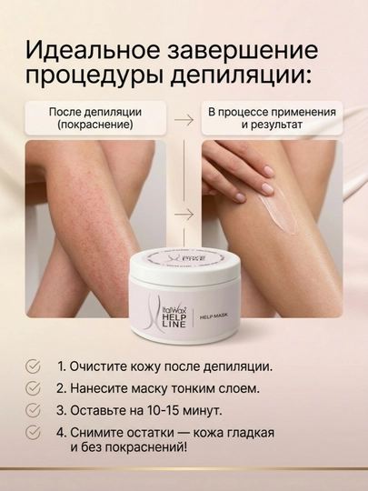 ITALWAX Help Line regeneratsiyalovchi niqob, 250 ml