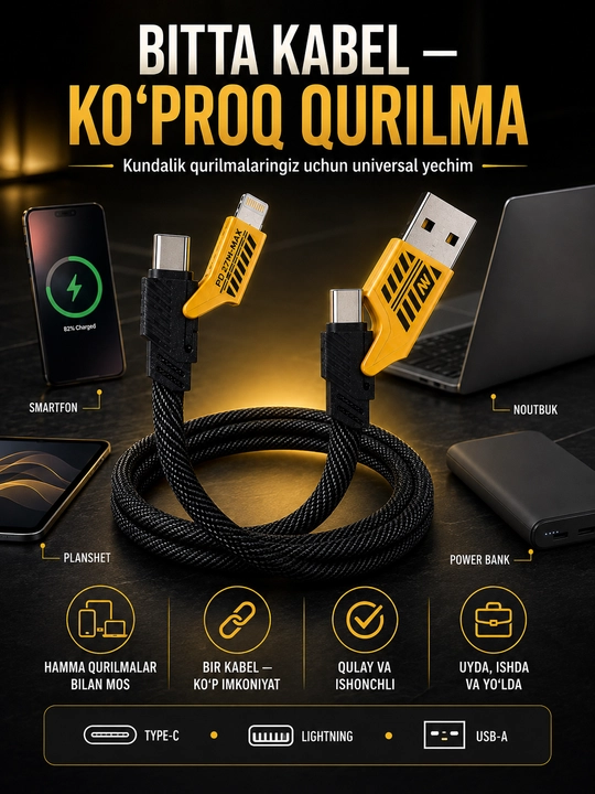 Быстрое зарядное устройство USB-C Type-C с кабелем для iPhone Samsung телефонов