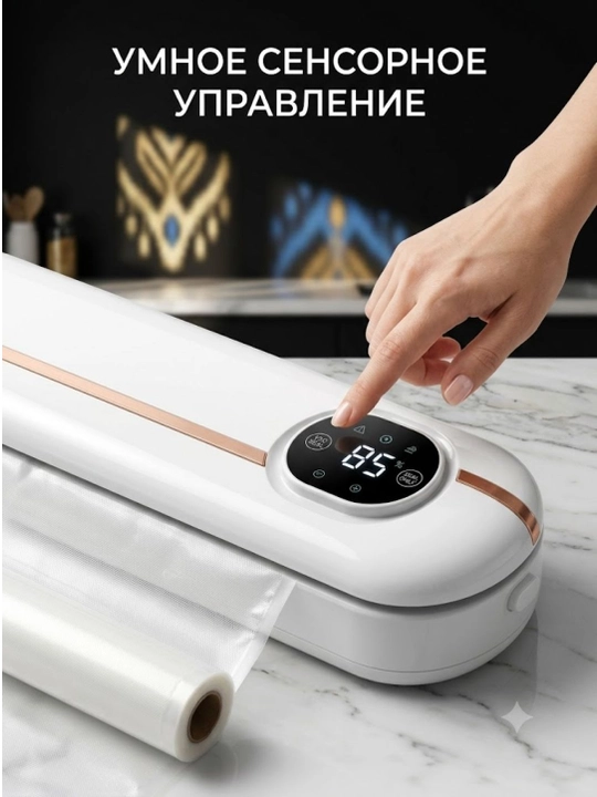 Elektr vakumli qadoqlash mashinasi, uy sharoiti uchun, oson tozalanadi