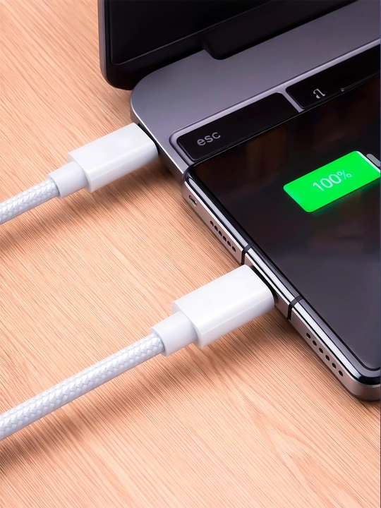 Кабель Type-C to Type-C проводной 60W для iPhone подходит для iPhone 15, 16 pro/pro max