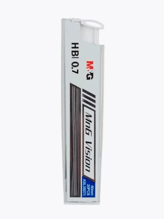 Грифели М & G, HB-0.5 и 0.7, в упаковке 20 шт., 60 мм, в наборе 1 или 2