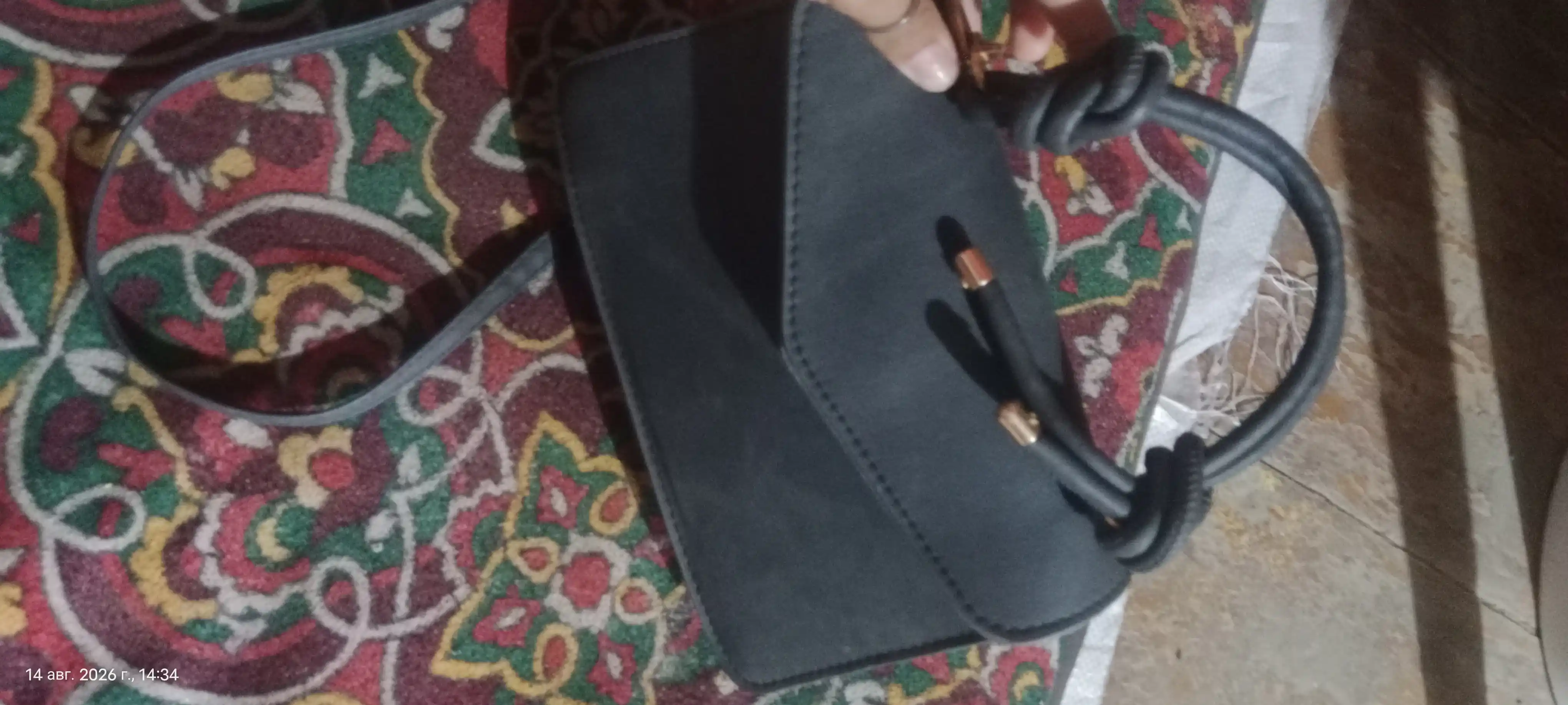 Qopqoqli va PU fakturali ayollar kross-bodi sumkasi, 23×14 sm