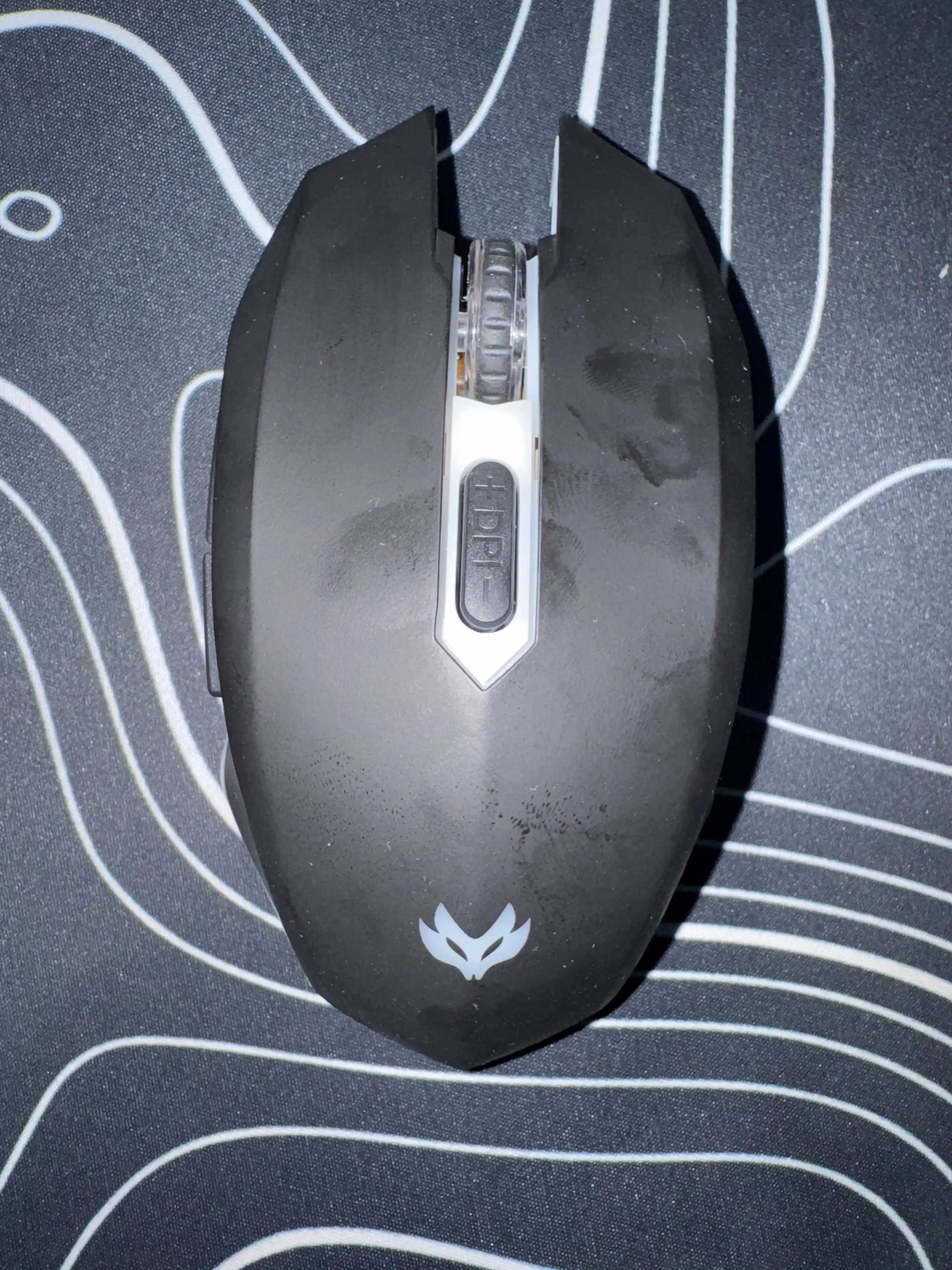 Simsiz o‘yin sichqonchasi TEMAREN PLUS, 2,4 GHz, 2400 DPI, RGB yoritish, 6 tugma, PC uchun