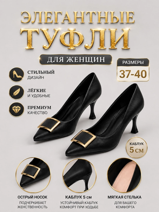 Женские и девичьи туфли и босоножки, размеры 37–40: классические модели, обувь на каблуке