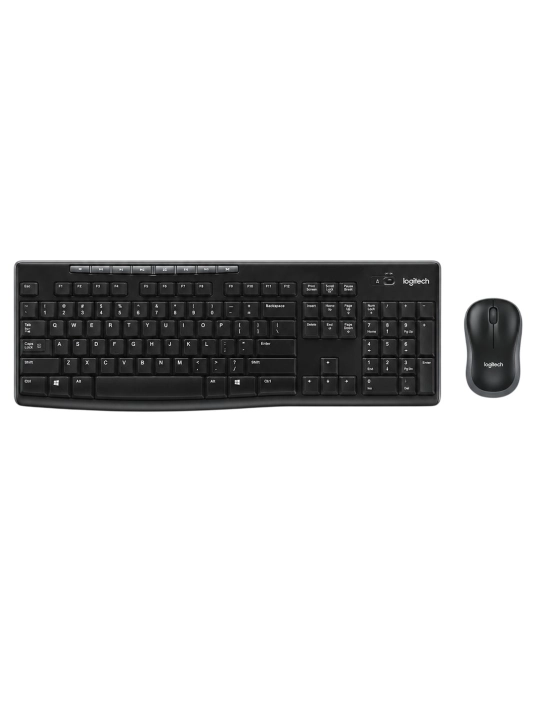 Клавиатура и мышь Logitech MK270, беспроводные, нано-приёмник, до 10 м