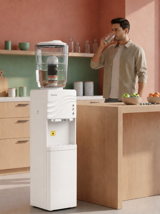 Aiwa XL-806L suv kuler , issiq va sovuq suv, kompressorli, 19L kuller