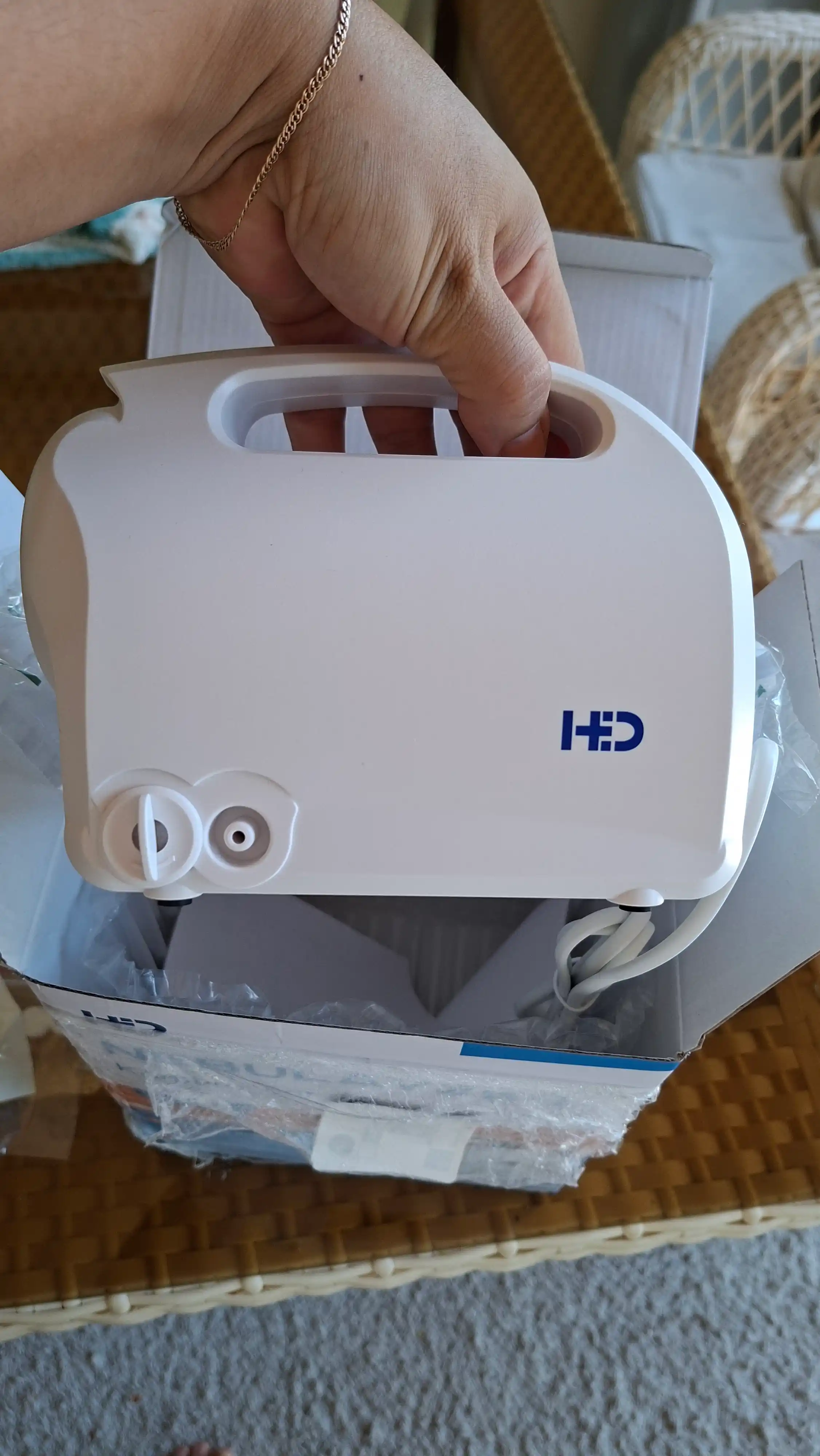 Небулайзер компрессорный HED KF-WHQ-07, для детей и взрослых, с высокой мощностью