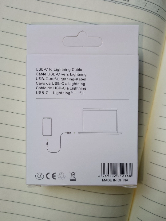 Кабель USB-C → Lightning, для iPhone и iPad, 1 метр