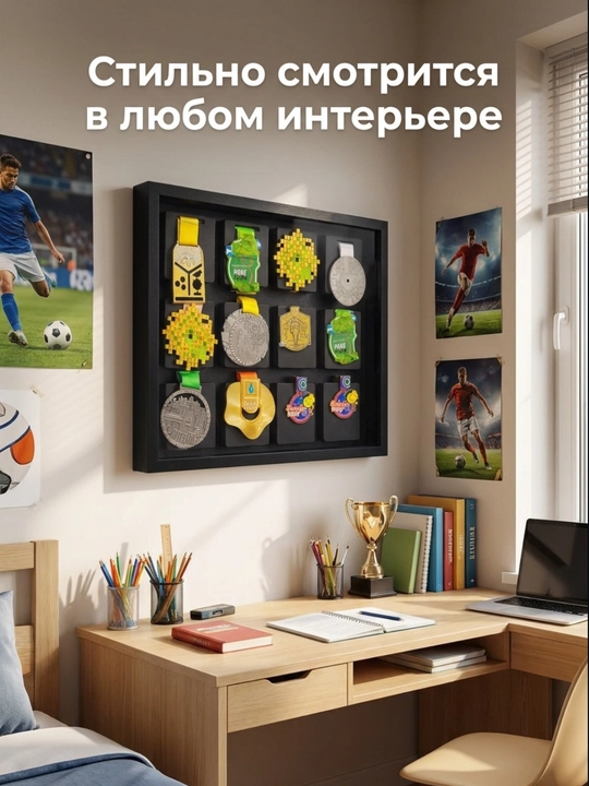 Devordagi medal uchun ilmoq, medallar ushlagichi, 12 qavatli mukofotlar organizeri