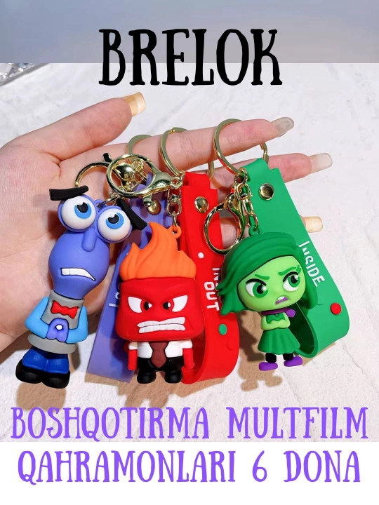 Kalitlar, sumkalar va tashib yurish uchun 2 tasi 1 da magnitli brelok aksessuar