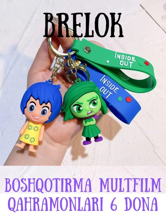 Kalitlar, sumkalar va tashib yurish uchun 2 tasi 1 da magnitli brelok aksessuar