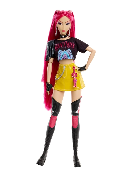 Mattel KPop Demon Hunters HUNTR/X Mira Fashion Doll, qilichli qo‘g‘irchoq - 