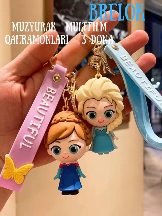 Kalitlar, sumkalar va tashib yurish uchun 2 tasi 1 da magnitli brelok aksessuar