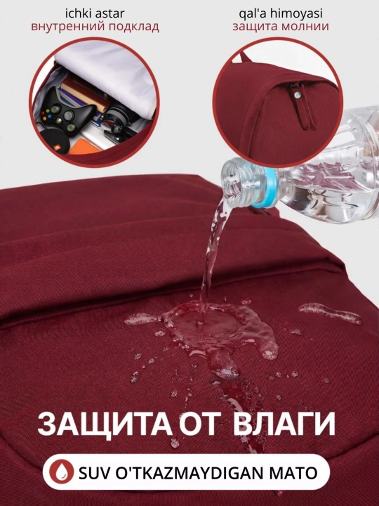Рюкзак школьный, для ноутбука, с ортопедической спинкой, городской, с USB, портфель