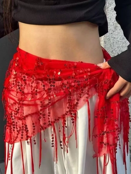Tangalar bilan arabcha belbog‘, sharqona belly dance aksessuarlari