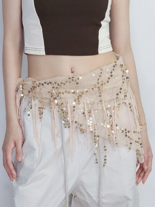 Tangalar bilan arabcha belbog‘, sharqona belly dance aksessuarlari