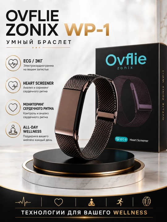 Smart Bracelet — aqlli fitness bilaguzuk ECG, SpO₂, uyqu va yurak urishi