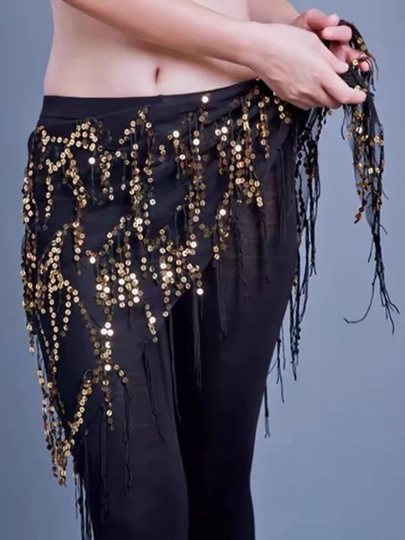 Tangalar bilan arabcha belbog‘, sharqona belly dance aksessuarlari