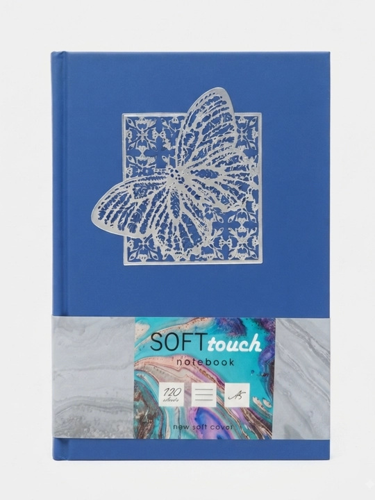 Bloknot kundalik A5, 120 varoq, Soft touch, katakli - 