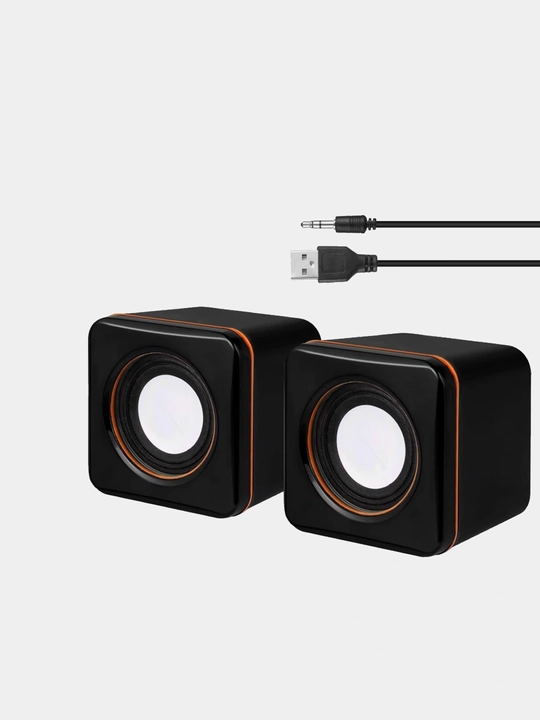 101Z компьютерные колонки 2.0, питание USB, стереозвук, черные