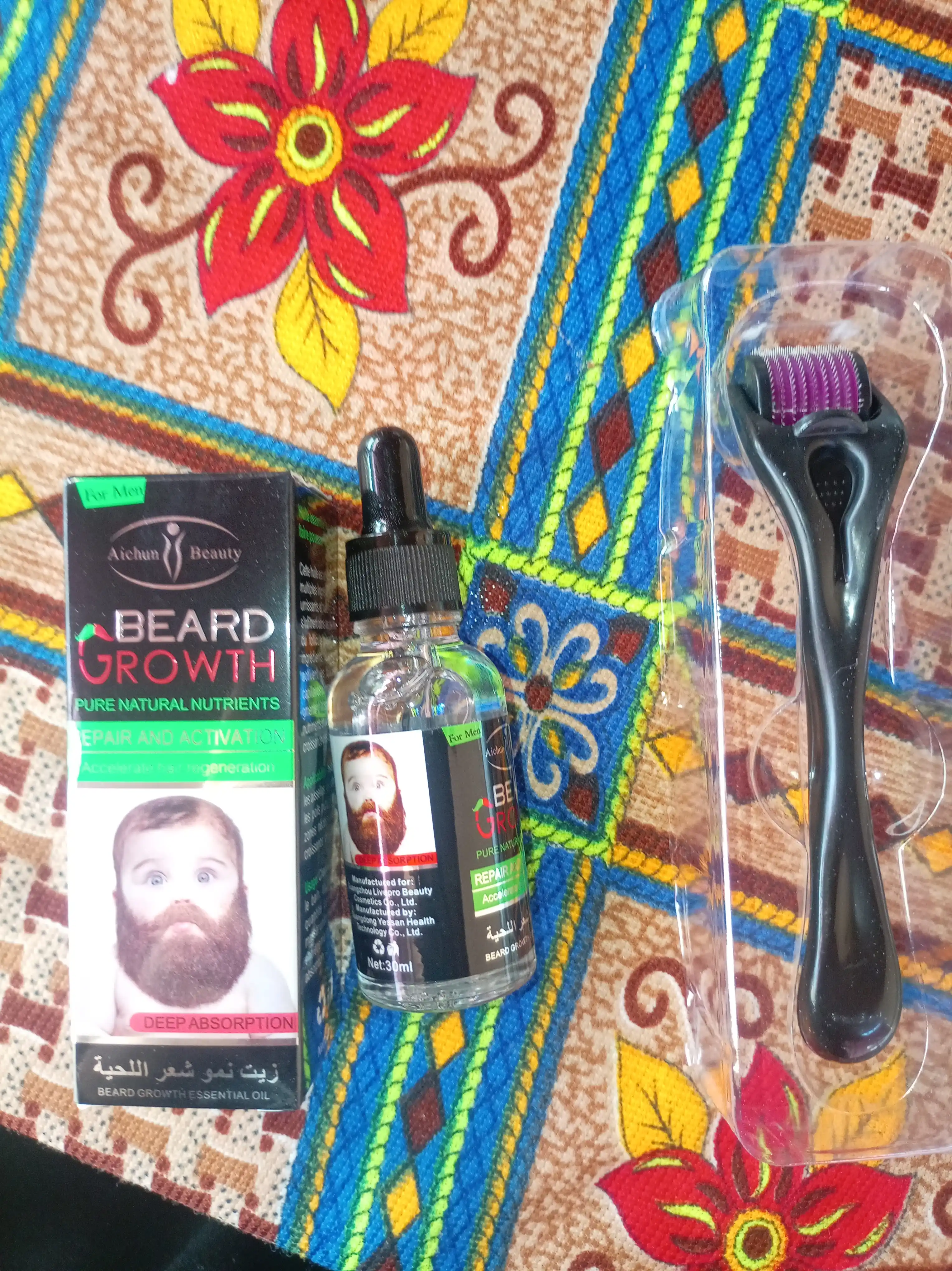 Soqol va soch o‘sishi uchun Beard Growth moyi, minoksidil ta’siri