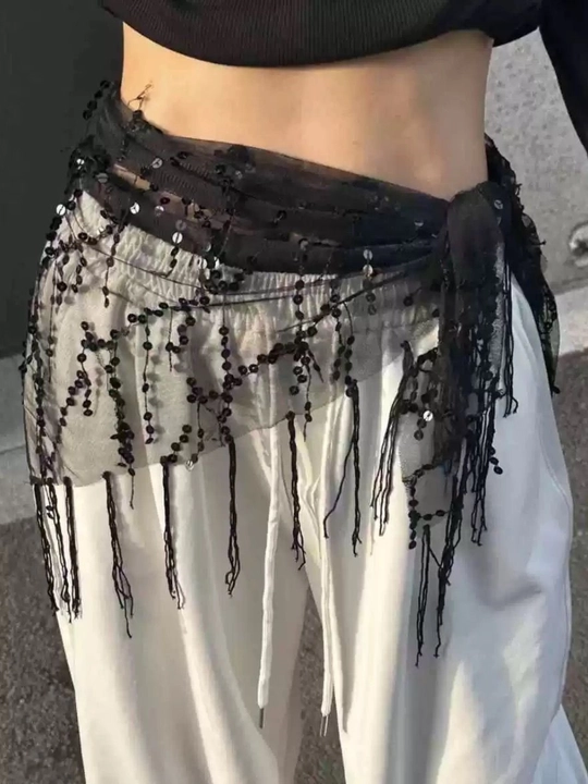 Tangalar bilan arabcha belbog‘, sharqona belly dance aksessuarlari