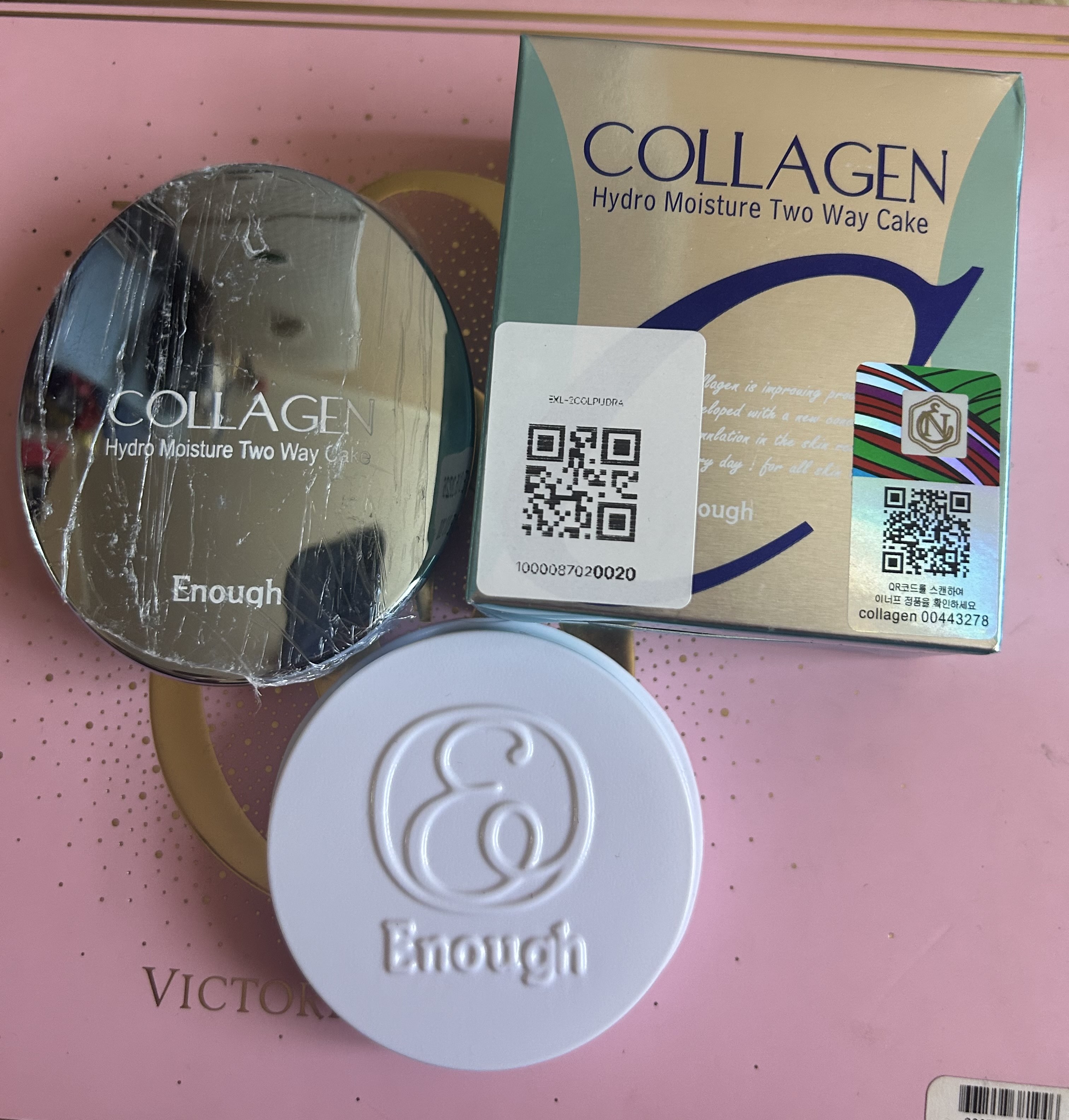 Пудра для лица, Collagen для лица с коллагеном, SPF 25+, для всех типов кожи