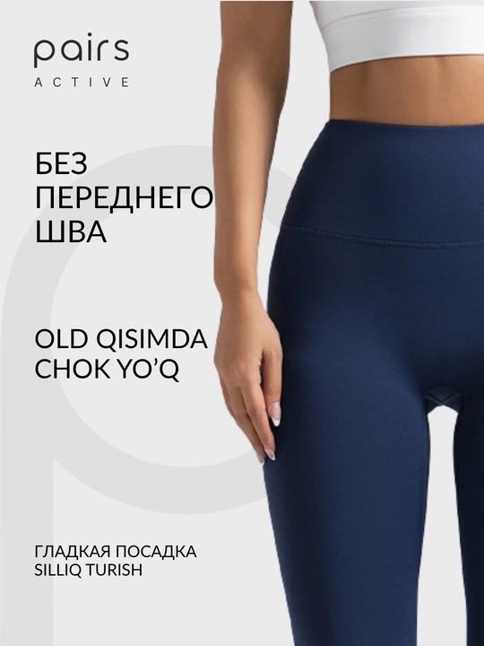 Ayollar uchun sport legginslari, yuqori belli fitnes va mashg‘ulot losinasi